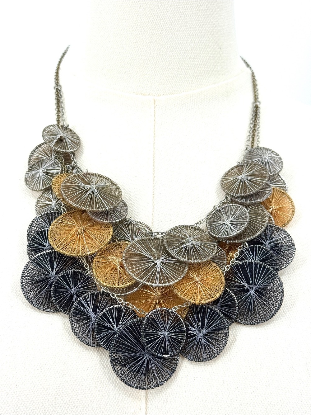 Vintage Artisan statement necklace